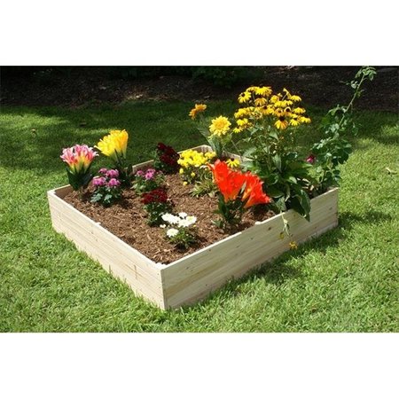 Riverstone Industries Riverstone Industries Eden RGB-4411 4 Ft. x 4 Ft. X 11 In. Quick Assembly Raised Garden Bed RGB-4411